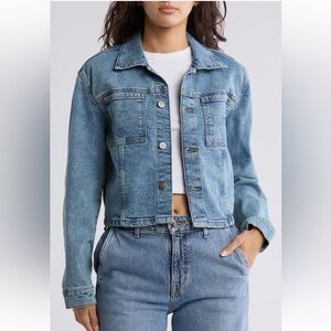 Hudson cropped jean jacket